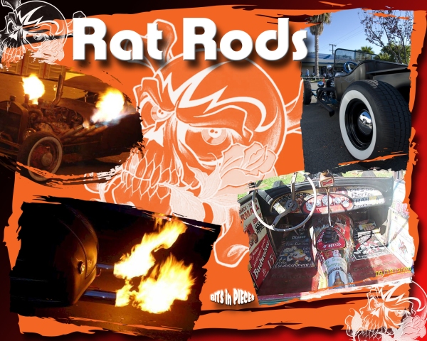 HAPPY FRIDAY THE 13TH RAT RODDERS SPECIAL RAT RODS COLOR